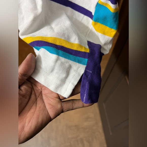 Evolution Collared Shirt Used Excellent Condition 💜🤍💙💛👕 - Picture 6 of 8